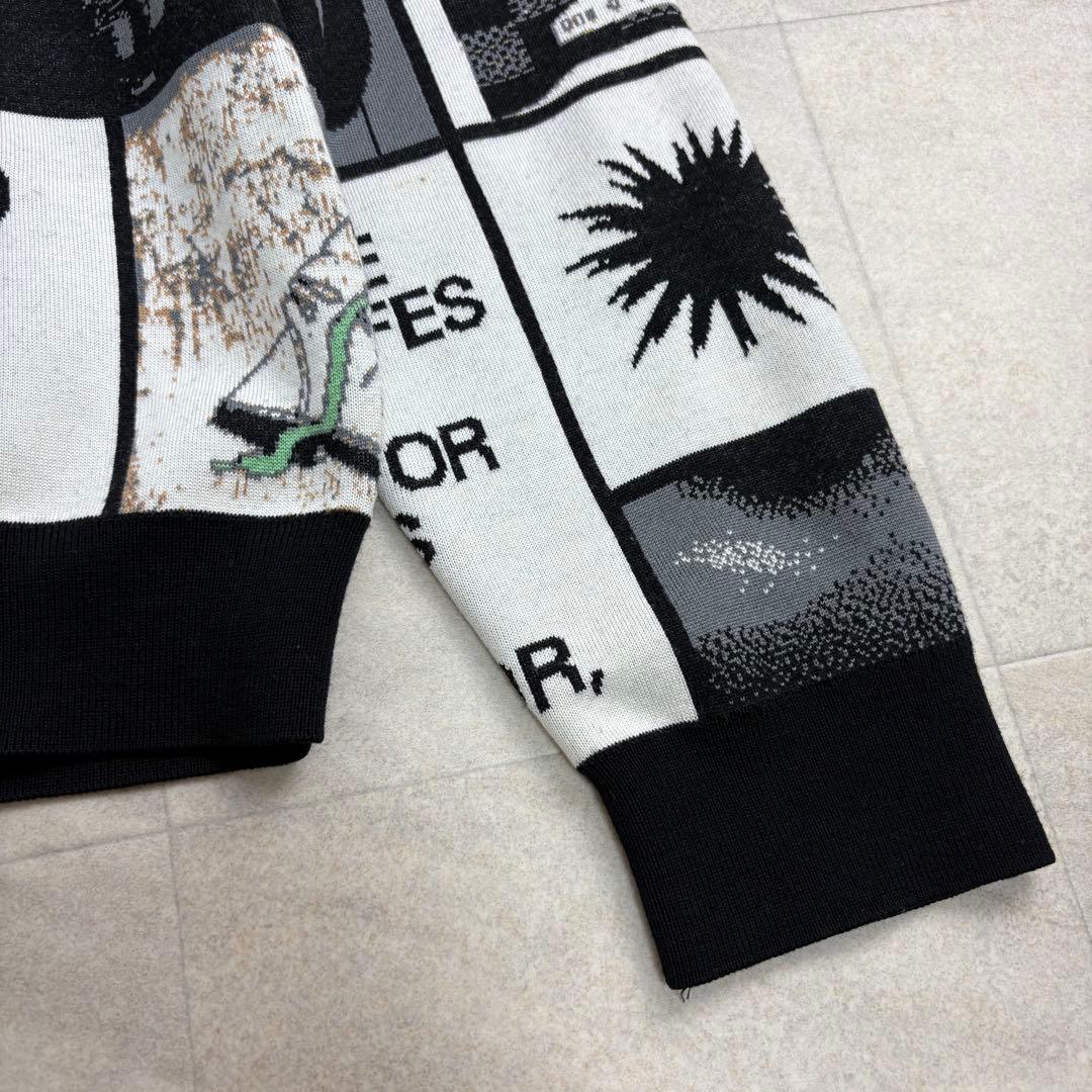 極美品☆ LOUIS VUITTON 24ss ファンジン マルチロゴ ニット