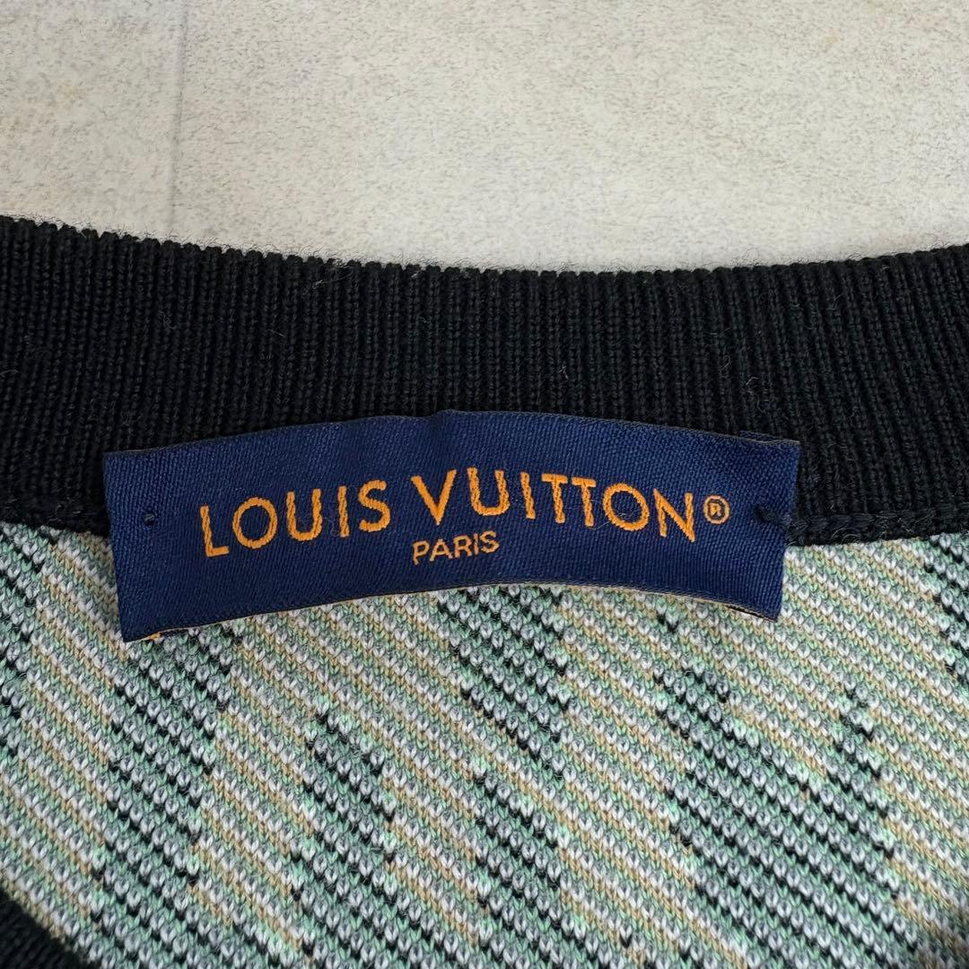 極美品☆ LOUIS VUITTON 24ss ファンジン マルチロゴ ニット