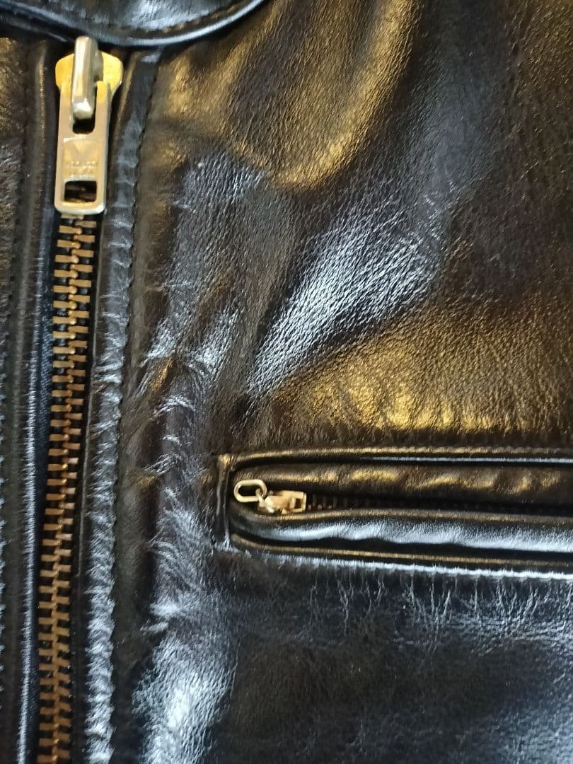 vanson Leathers ブラック シングルライダースジャケット 40
