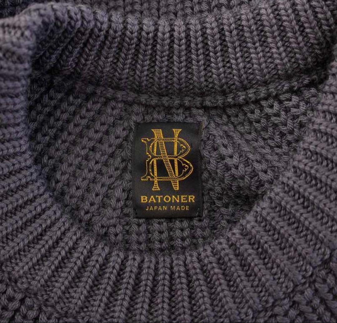 バトナー BATONER SIGNATURE CREW NECK 3