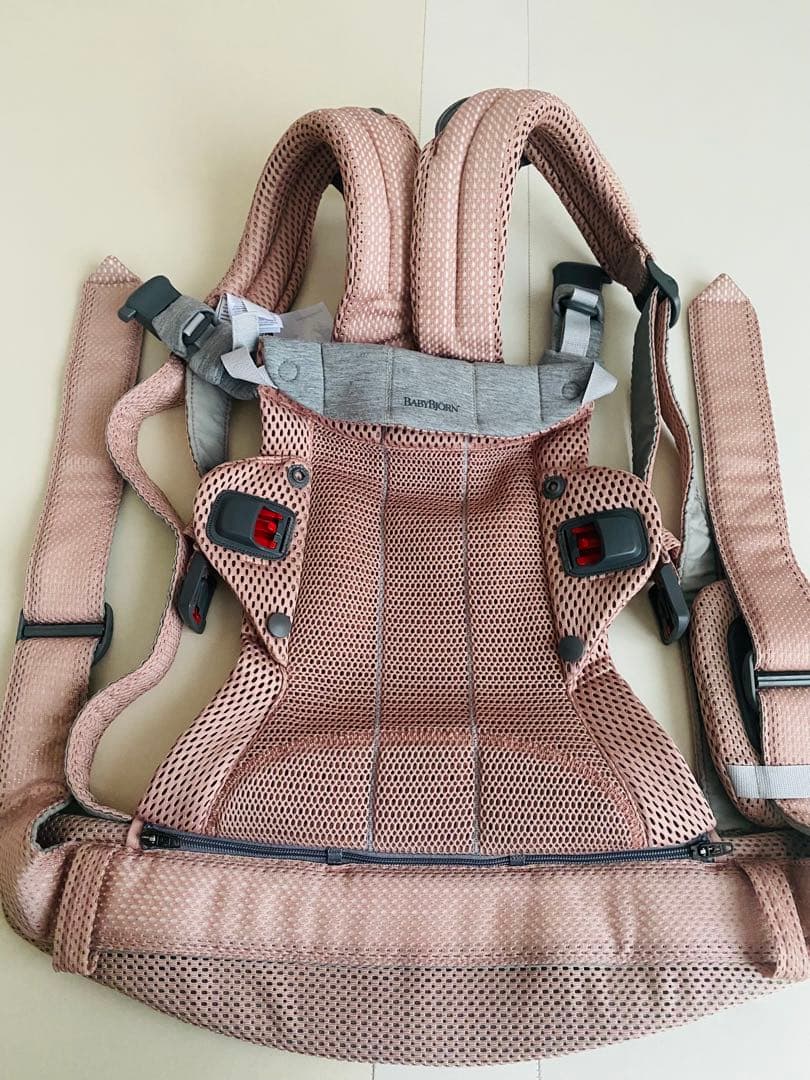 美品　ベビービョルン　ベビーキャリア　HARMONY ピンク