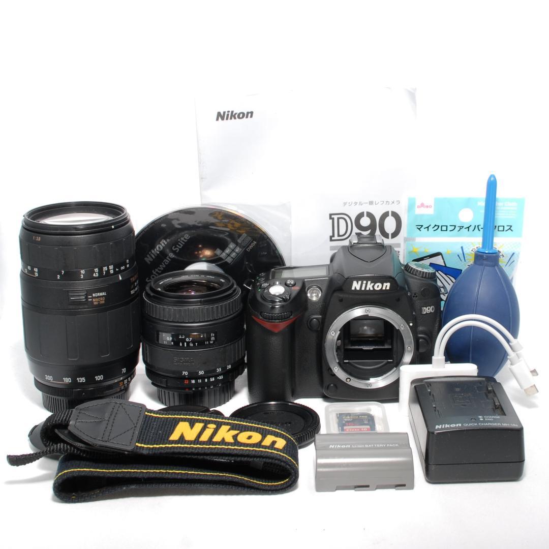 ✨Nikon D90✨ダブルレンズ✨✨初心者オススメ✨超望遠300mm✨一眼レフ