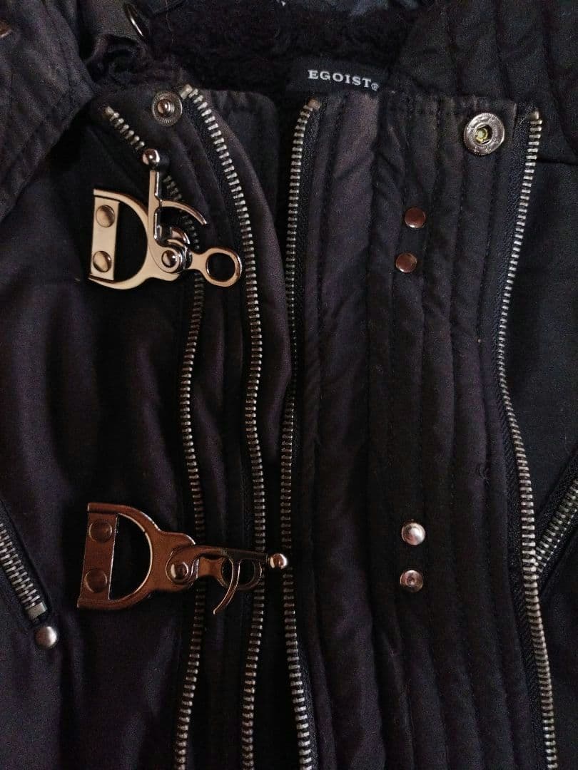 y2k 平成ギャル N3B EGOIST モッズコート ファー グランジ 美品