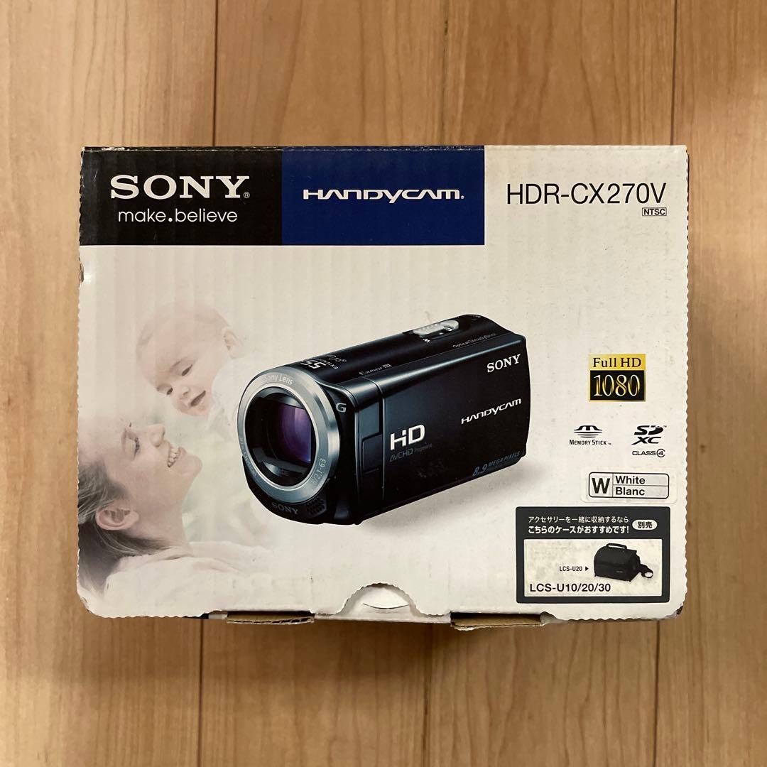 新品　SONY HDR-CX270V ビデオカメラ 本体