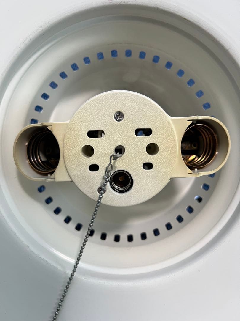 【照明器具】赤色シェード レトロ ペンダントライト 大（電球付）