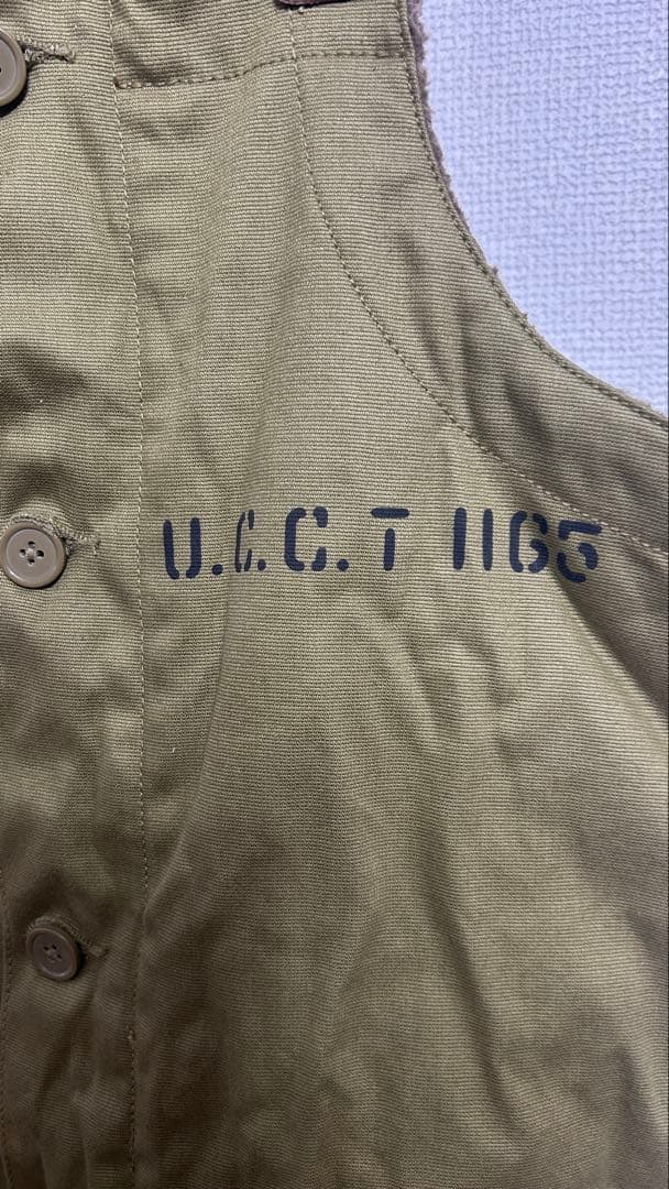 UNCROWD アンクラウド オーバーオール デッキパンツ オリーブ色 38