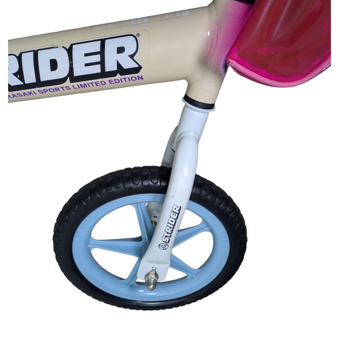 希少色 STRIDER キッズバイク ムラサキスポーツ 限定カラー バック付き