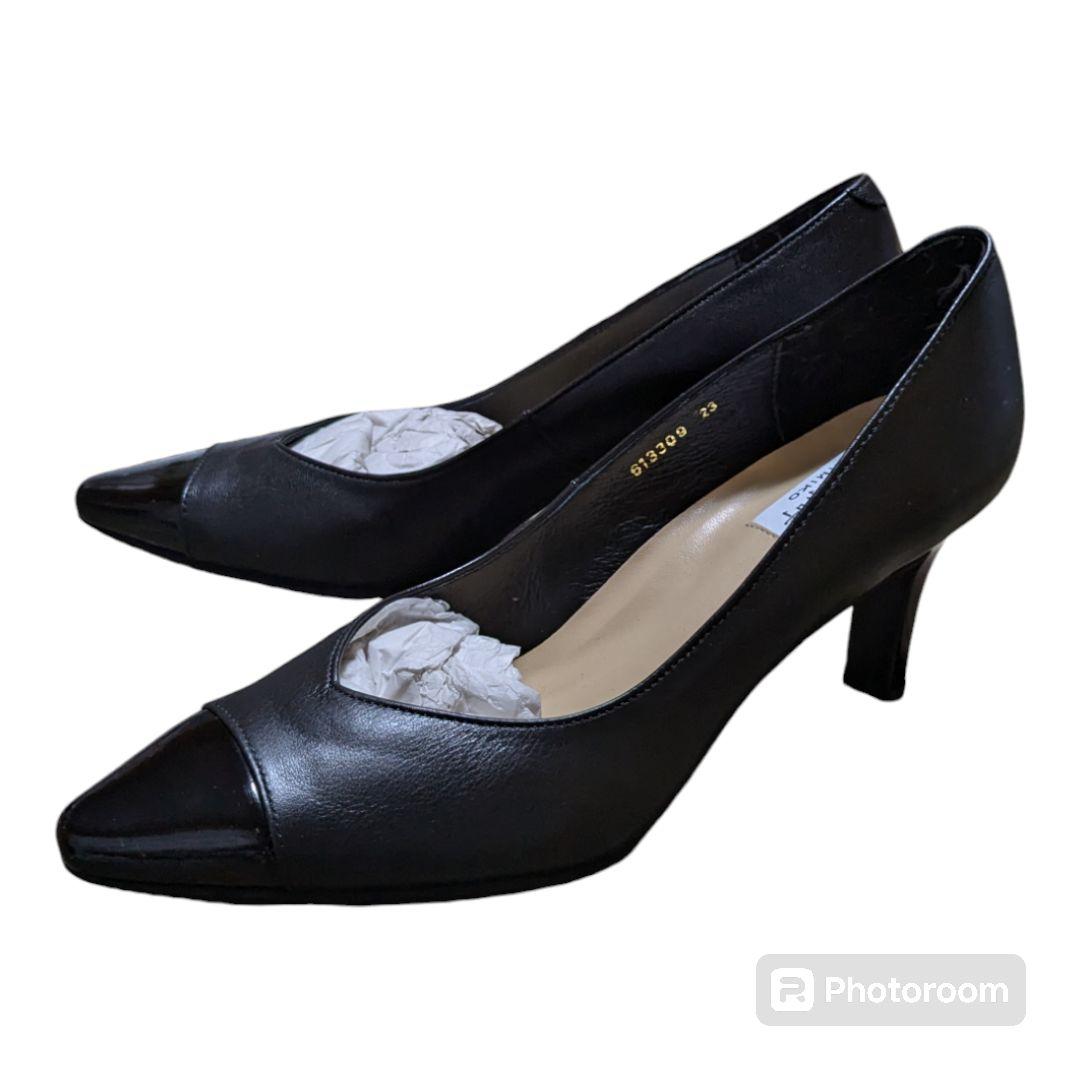 卑弥呼 新品未使用 パンプス 23cm ブラック 黒 入学式 卒業式 就活