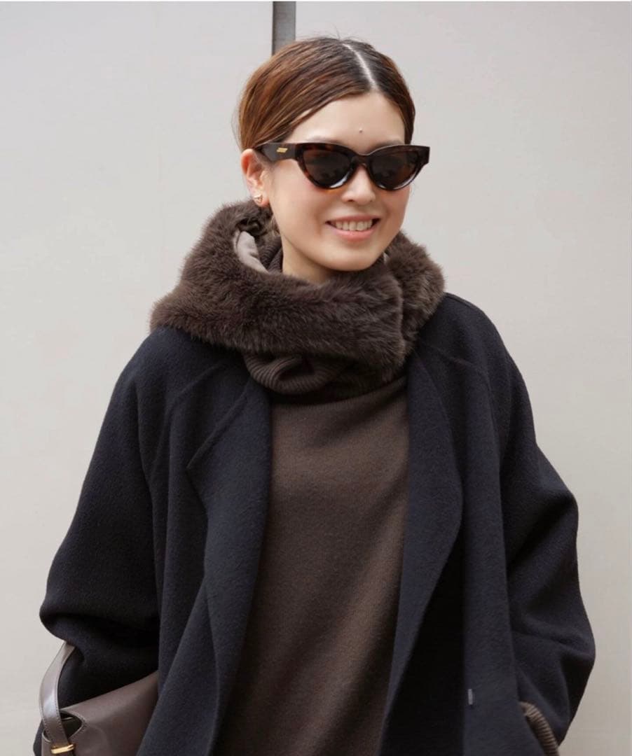 新品未開封セルリCELERI FUR BALACLAVAブラウン