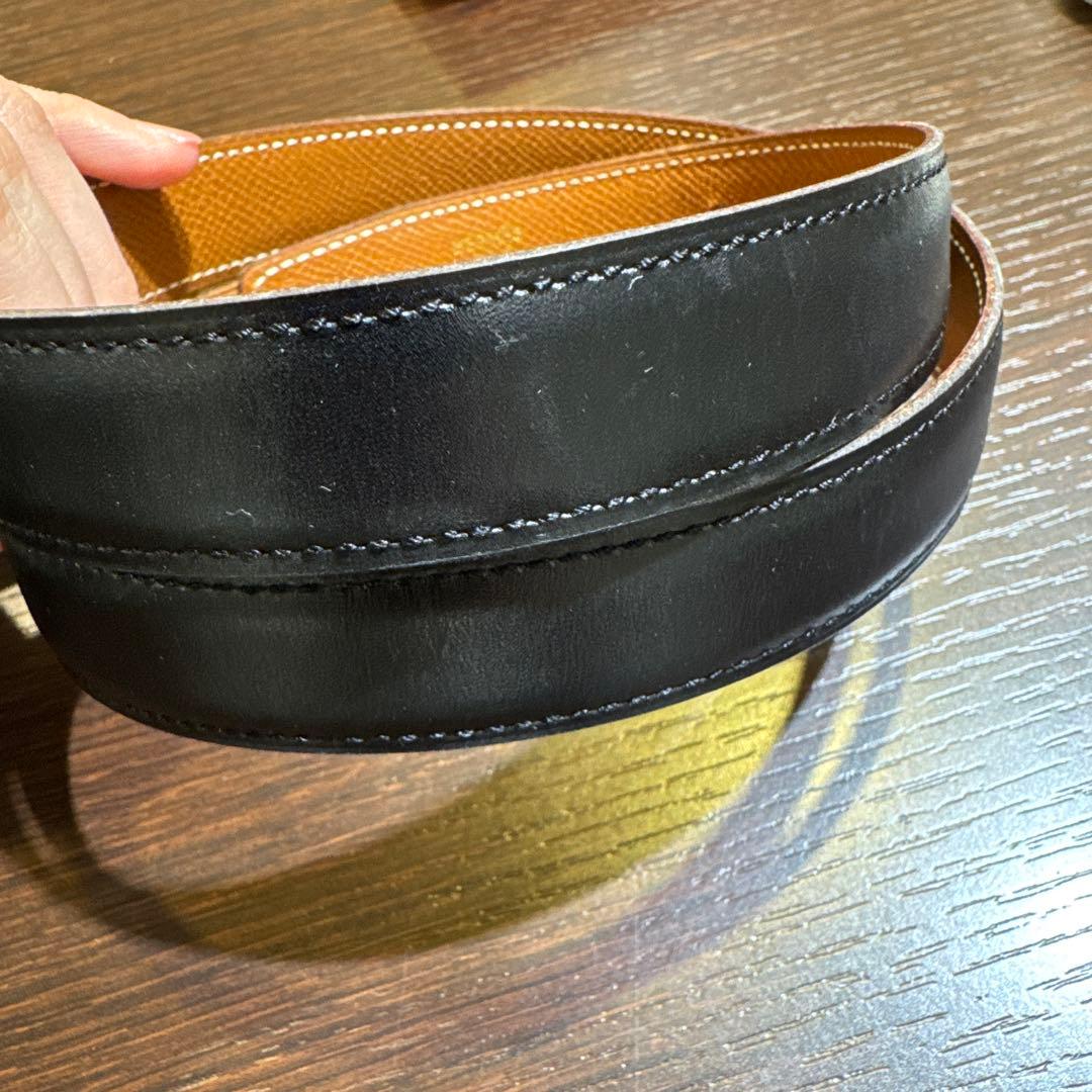 Hermès コンスタンスミニベルト ブラック/ブラウン リバーシブル エルメス
