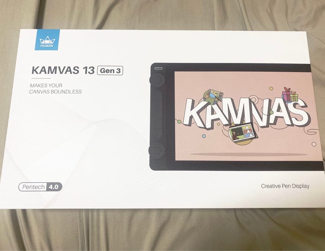 【新品未使用】HUION kamvas13 Gen3 液晶ペンタブレット