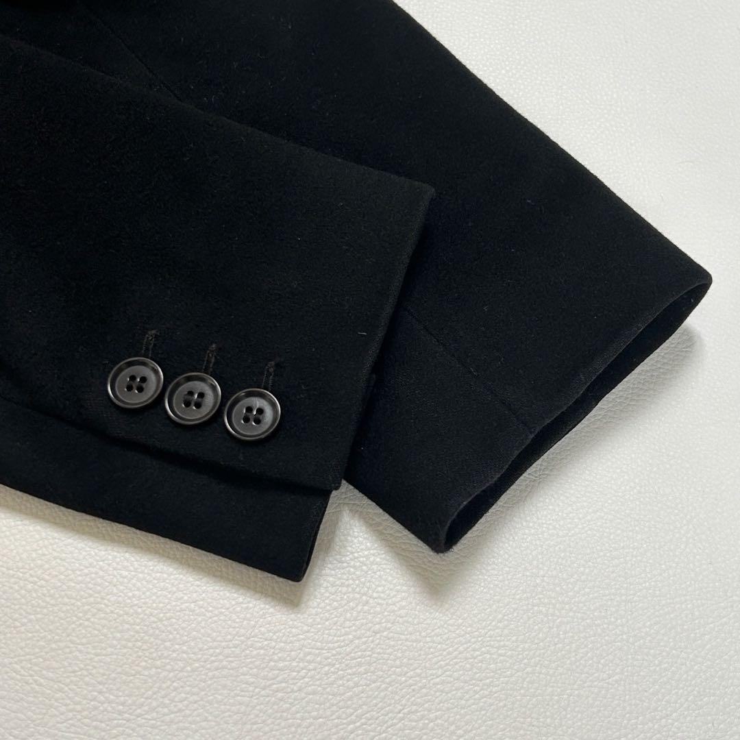 マックスマーラ ヴァージンウール ロング チェスターコート ブラック