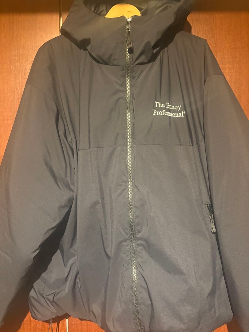 ジャケット・アウター ennoy padded nylon hoodie everyone xl