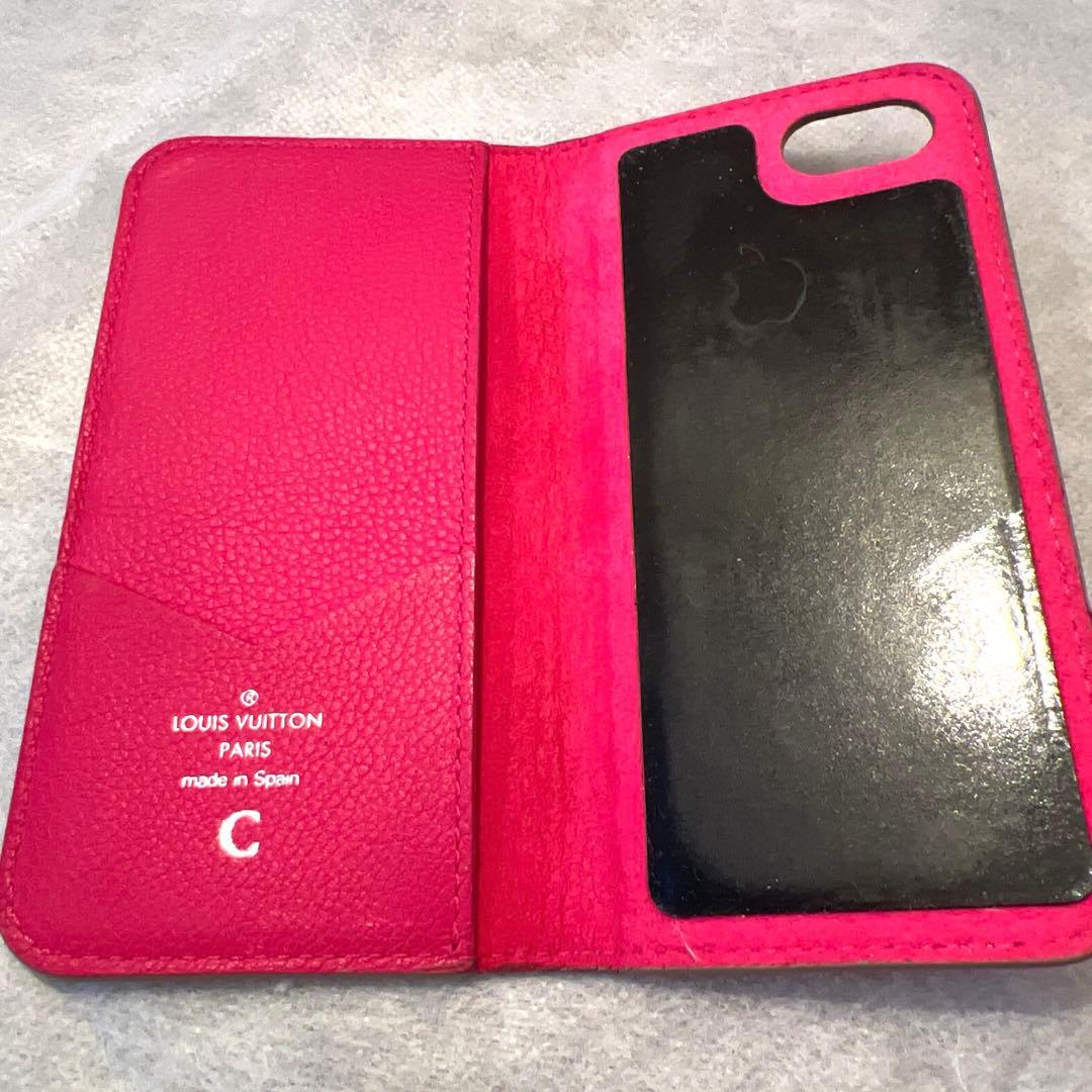 【正規品】LOUIS VUITTON iPhone８手帳型ケース