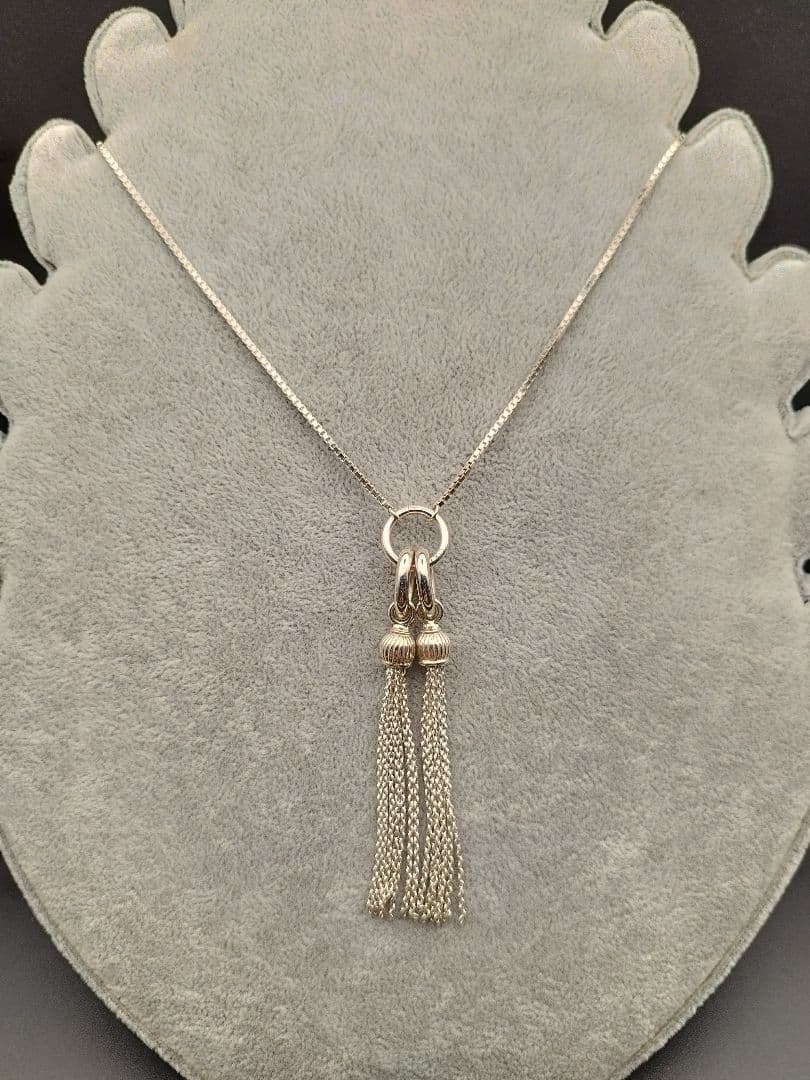 アクセサリー High-End SILVER CLASSIC TASSEL NECKLACE
