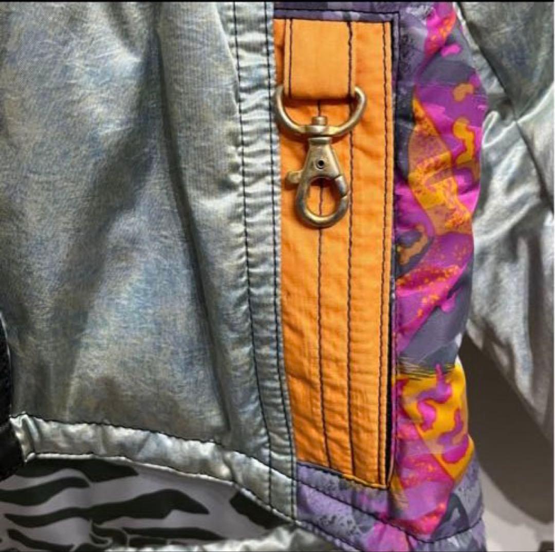 超希少 TEAM ASICS スキー スノーボードウェア 上下セット 中綿