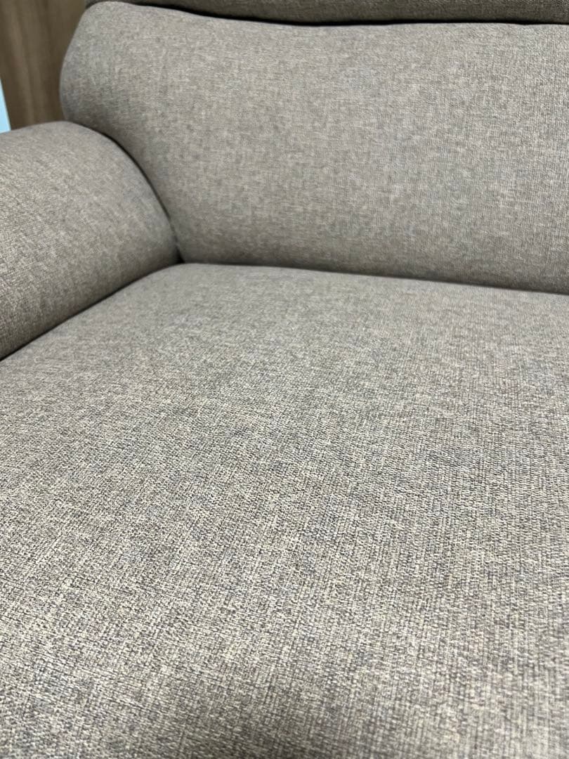 ニトリ　3人掛けソファ 布張りタイプ　モカ