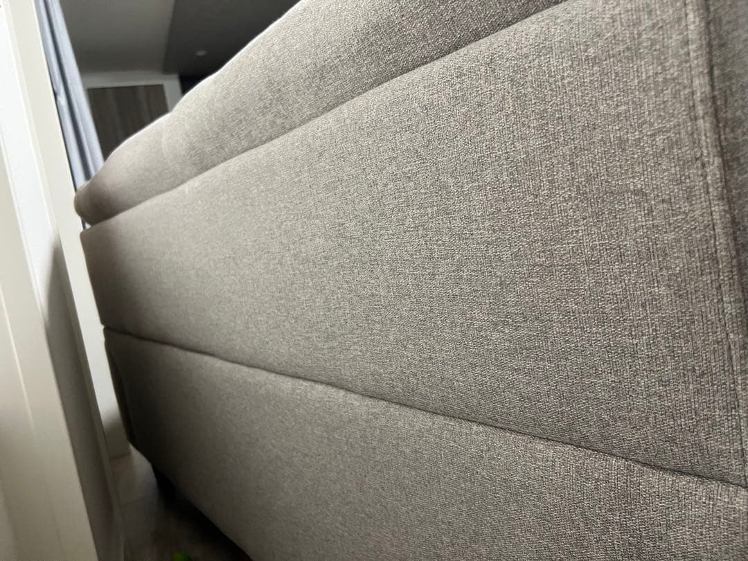 ニトリ　3人掛けソファ 布張りタイプ　モカ