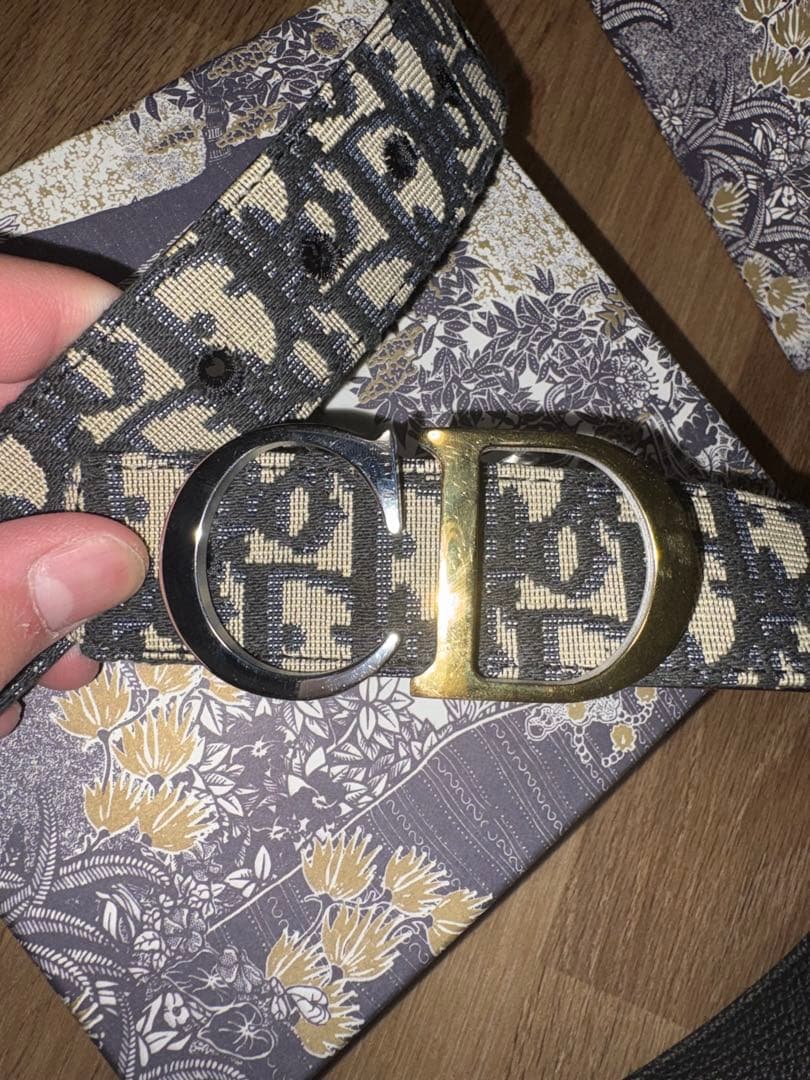 Dior オブリークベルト