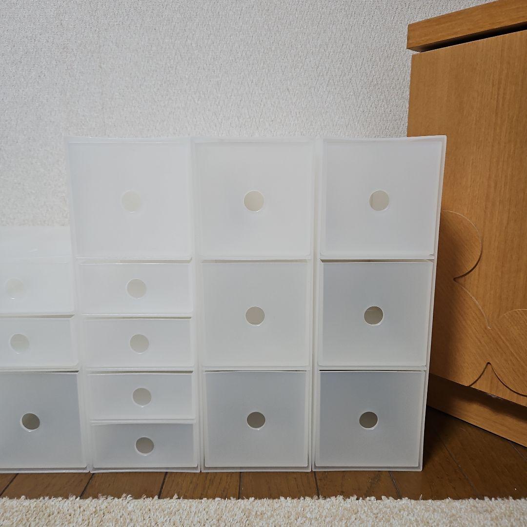 無印良品 ポリプロピレン小物収納ボックス 3段　６段　5点セット