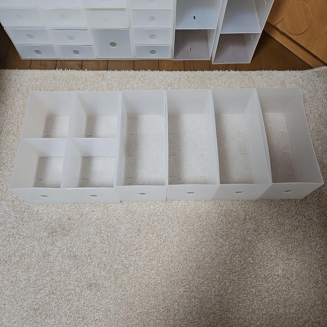 無印良品 ポリプロピレン小物収納ボックス 3段　６段　5点セット