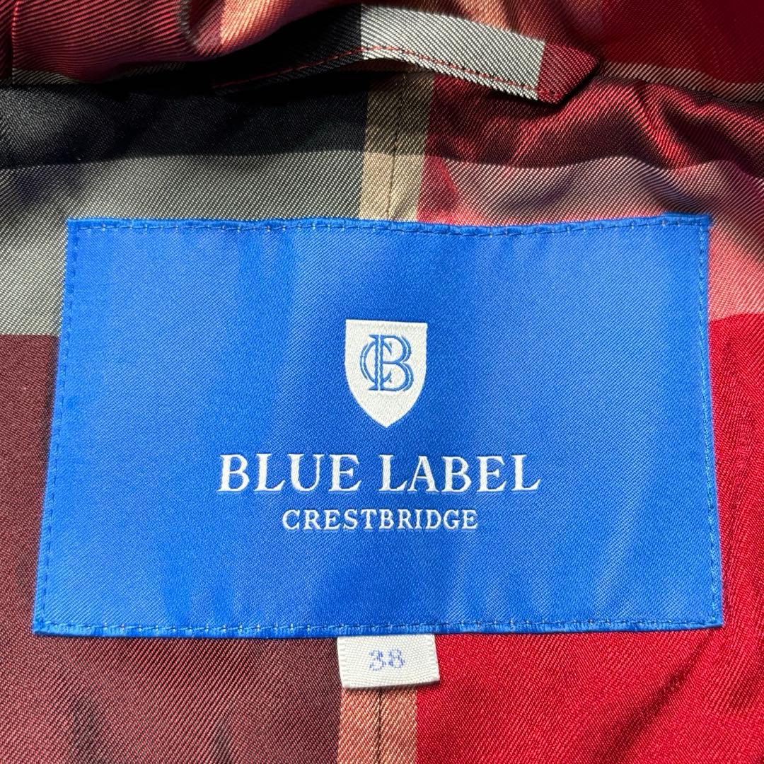 ブルーレーベルクレストブリッジ　レディース　ダッフルコート　チェック 38 M