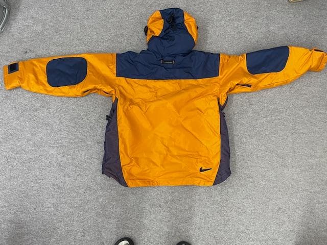 Nike ビンテージ アノラックジャケット オレンジ/ネイビー