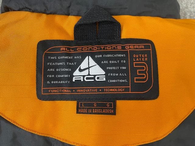 Nike ビンテージ アノラックジャケット オレンジ/ネイビー