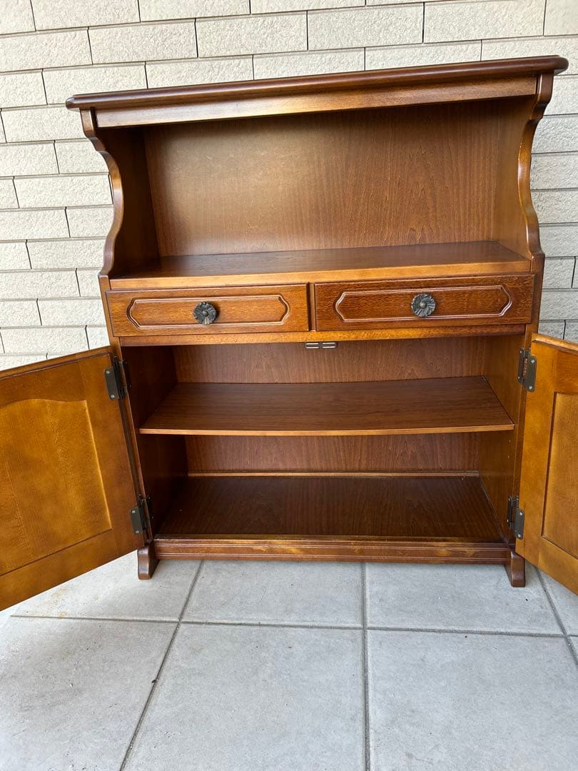 karimoku カリモク　コロニアル　電話台　レトロ　アンティーク