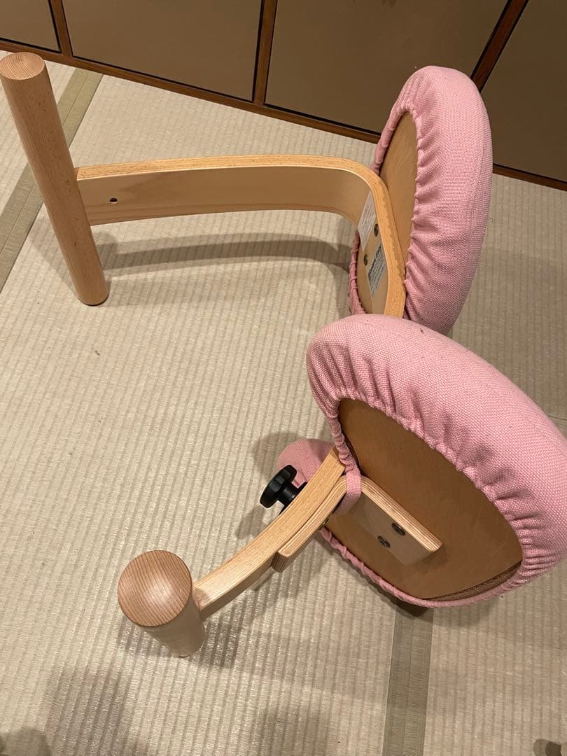 hana＊ バランスイージー　本体ベージュ、カバー　ピンク