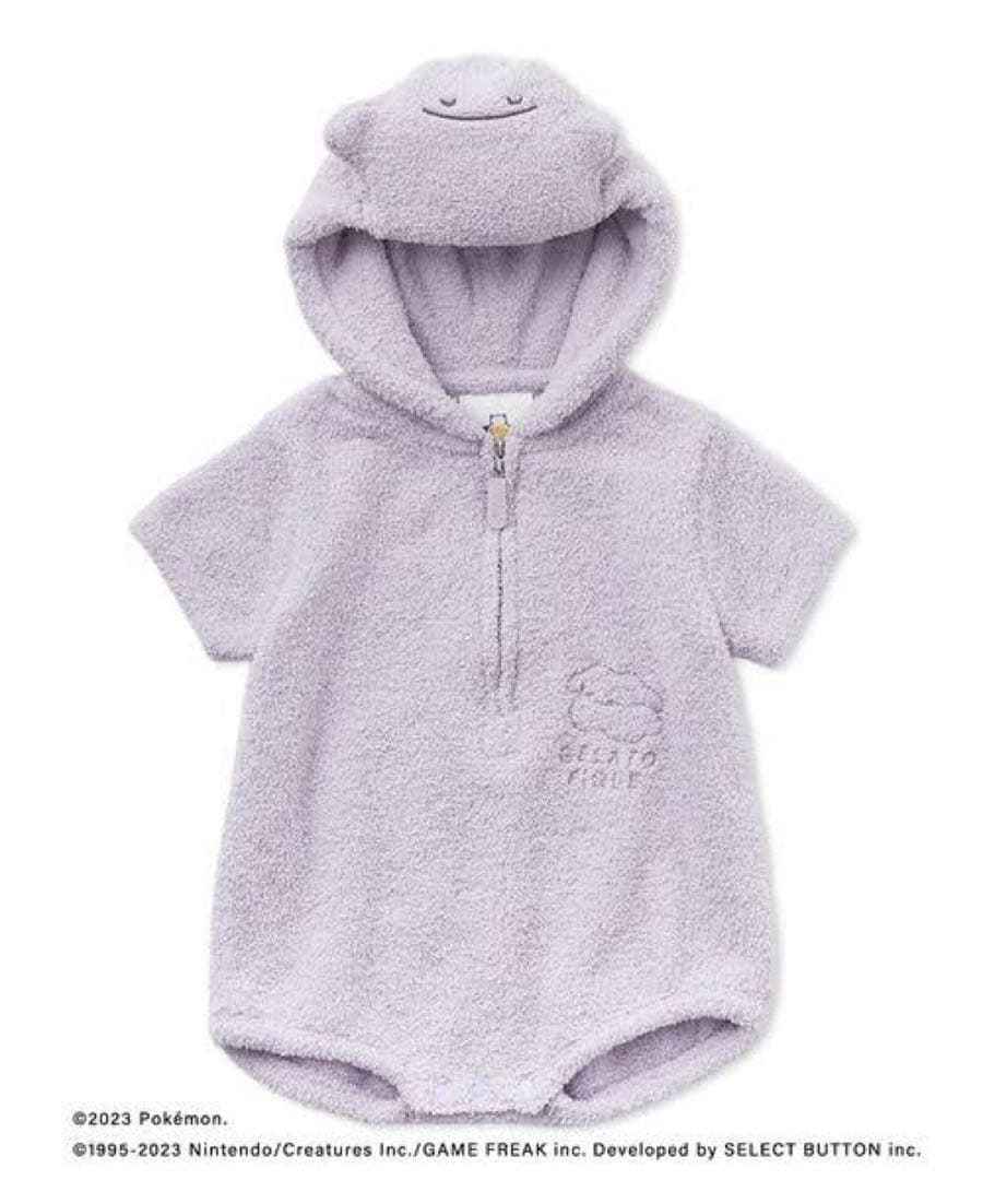 【新品未使用】ジェラートピケ ポケモンスリープ　ベビモコ メタモン ロンパース
