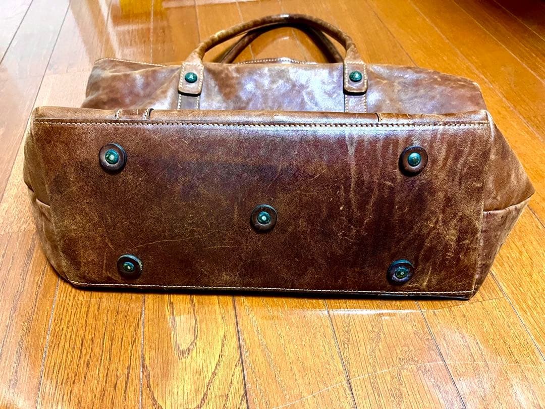 OxiDe オクサイド　トートバッグ　ビジネス　本革　ブラウン