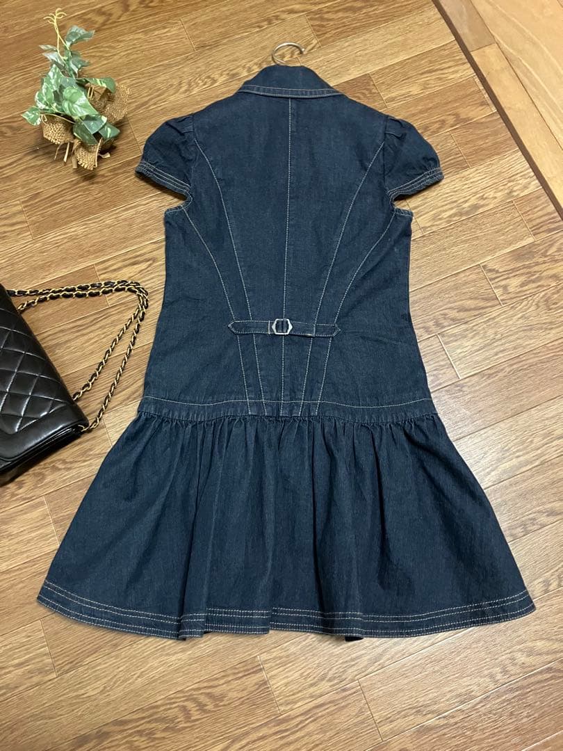 バーバリーブルーレーベル　デニムワンピース
