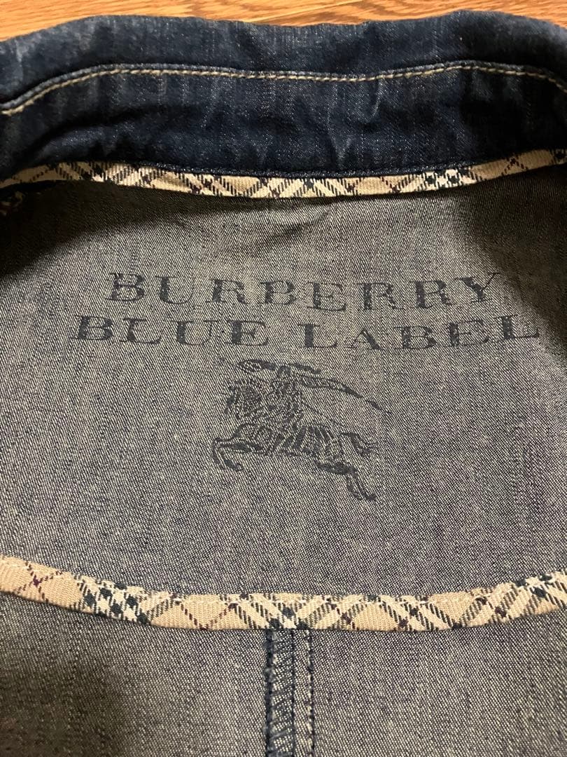 バーバリーブルーレーベル　デニムワンピース