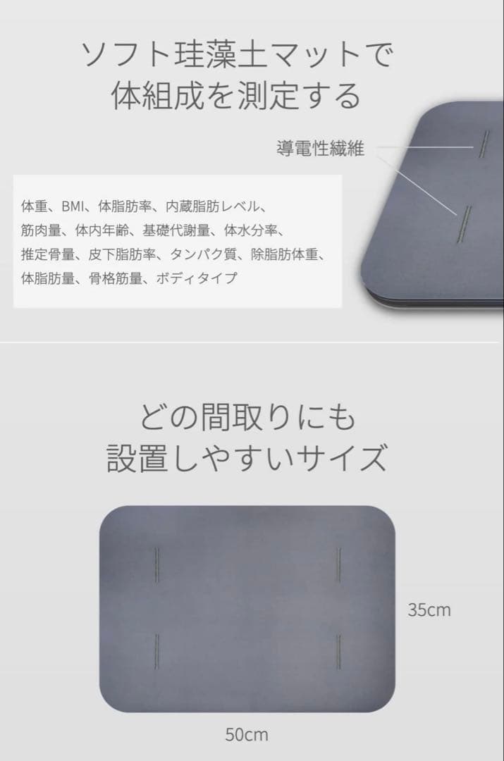 新品 スマートバスマット 24年製 体組成計モデル Smart Bath Mat