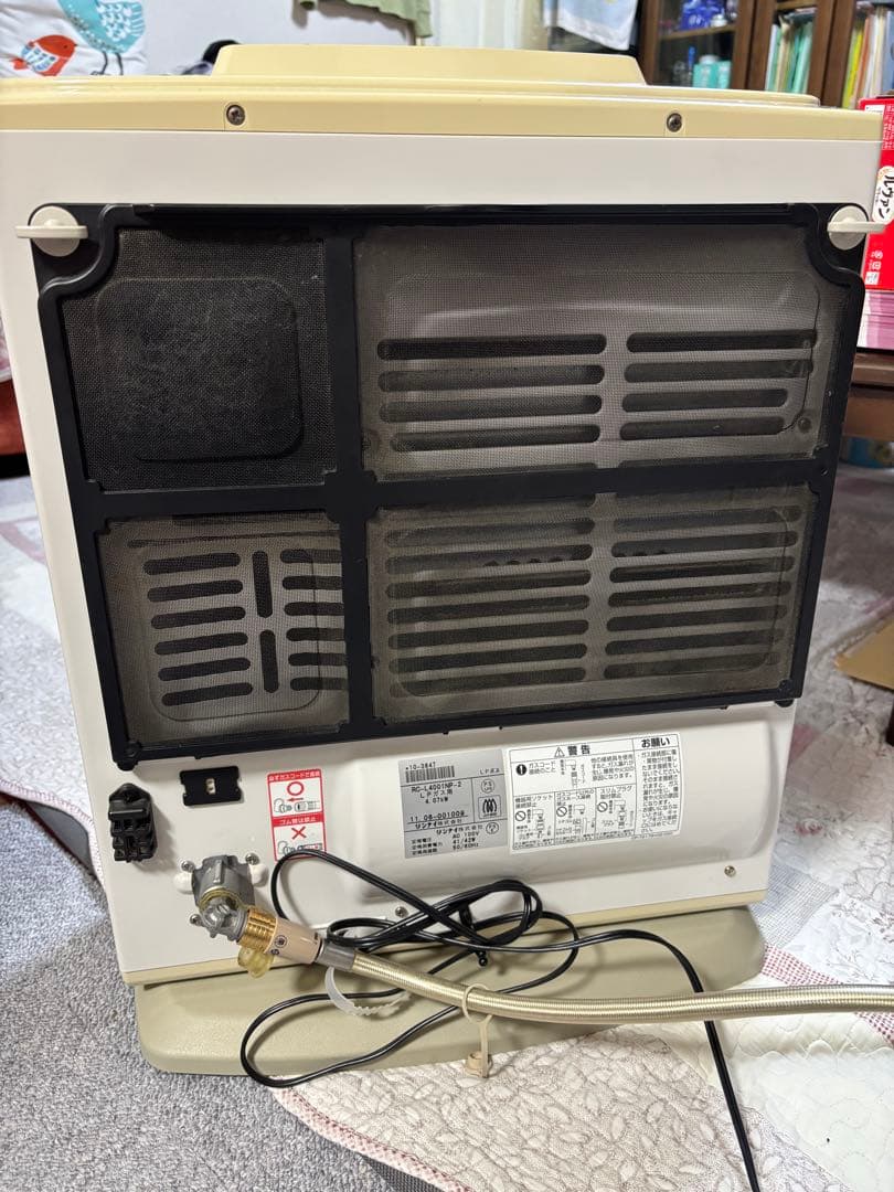 Rinnaiガスファンヒーター デジタル表示付き