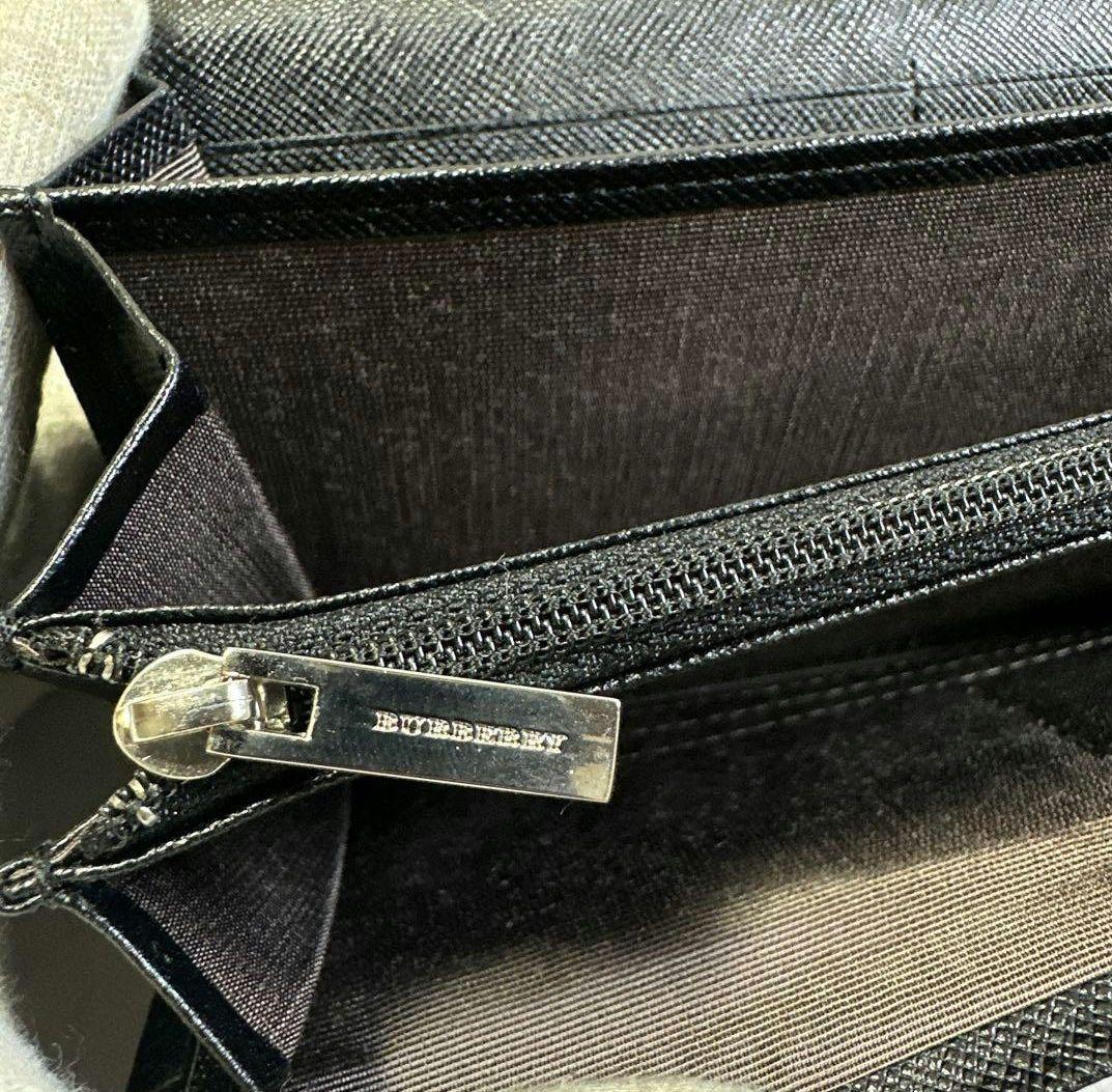 ★美品★ BURBERRY バーバリー エンボス 長財布 サフィアーノ レザー
