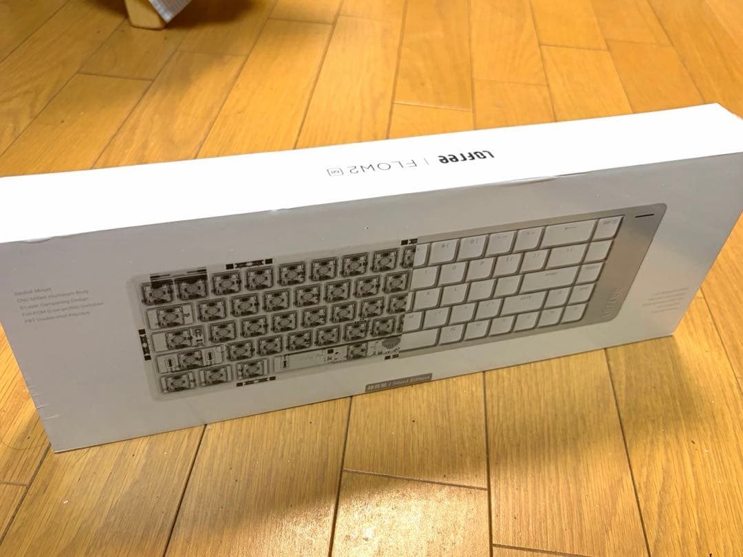 新品Lofree flow2 68キー Sliver ホワイト 静音ピンク軸