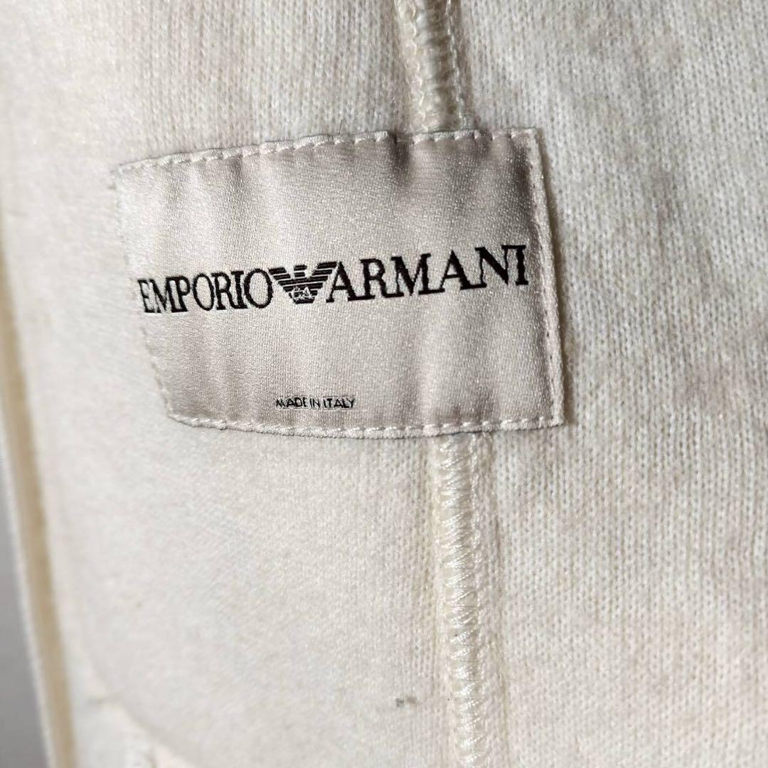 エンポリオアルマーニ ロングダッフルコート フーディ ウール トグル ジップ