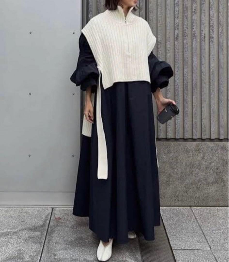 【専用】美品　エトレトウキョウ　ハーフジップタートルニットベスト