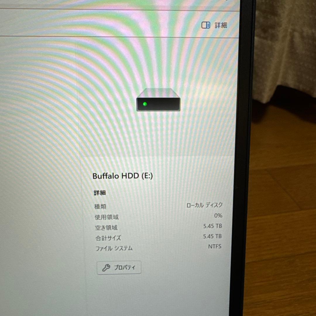 Buffalo 外付けHDD 6TB HD-AD6U3