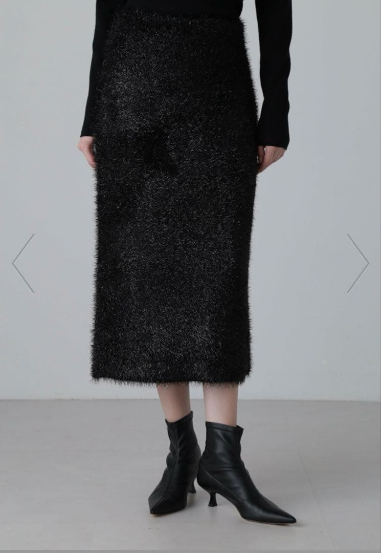 ADORE アドーア　スパークルラメニットスカート