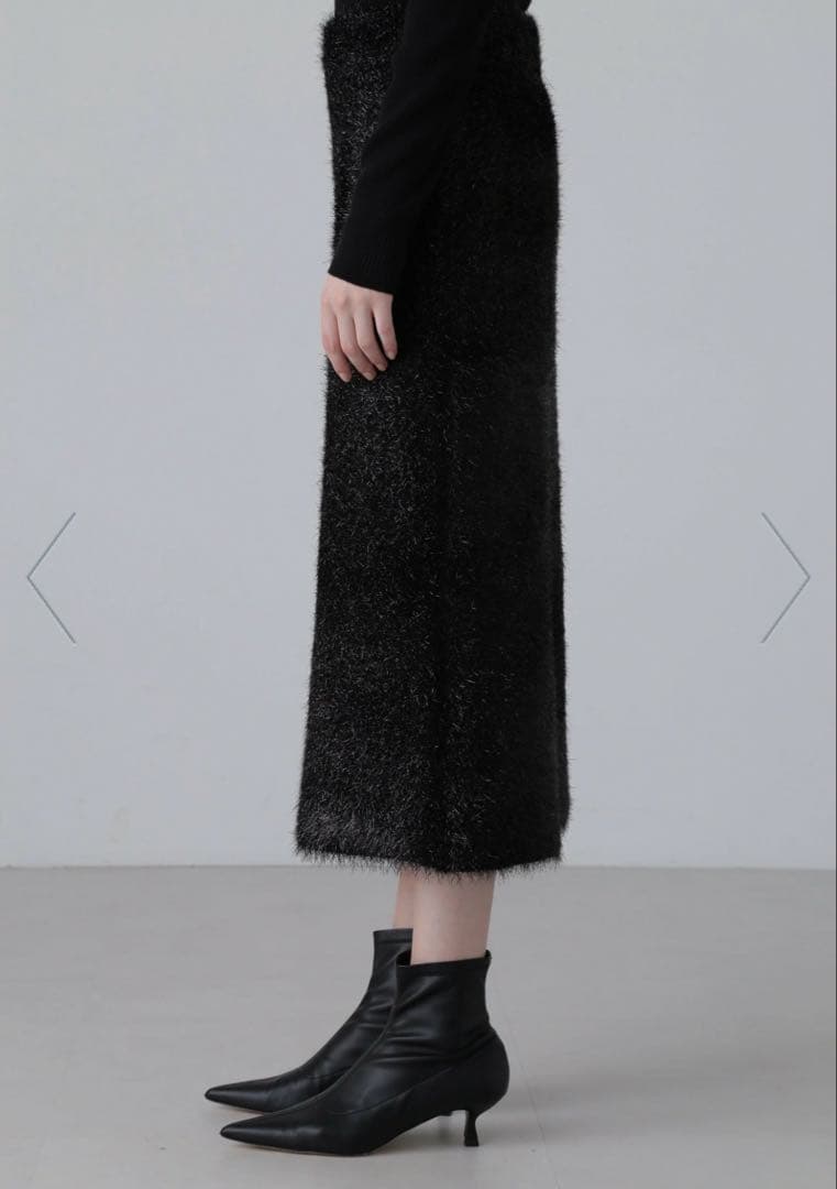 ADORE アドーア　スパークルラメニットスカート