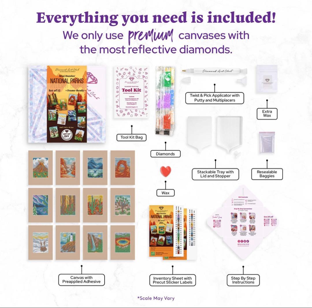 ダイヤモンドアートクラブ　DAC ミニダズルズ