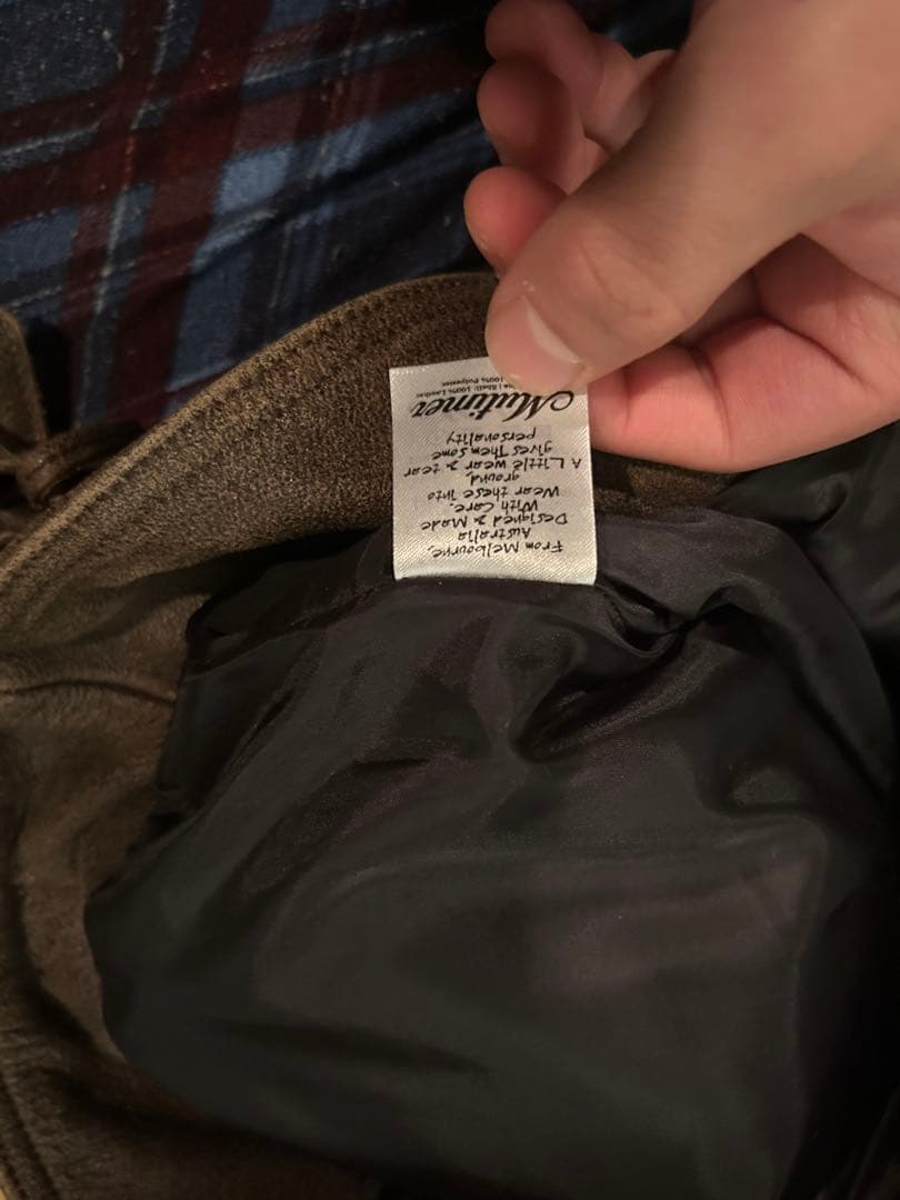 ジャケット・アウター Mutimer AGED HEAVY WASH LEATHER JACKET S