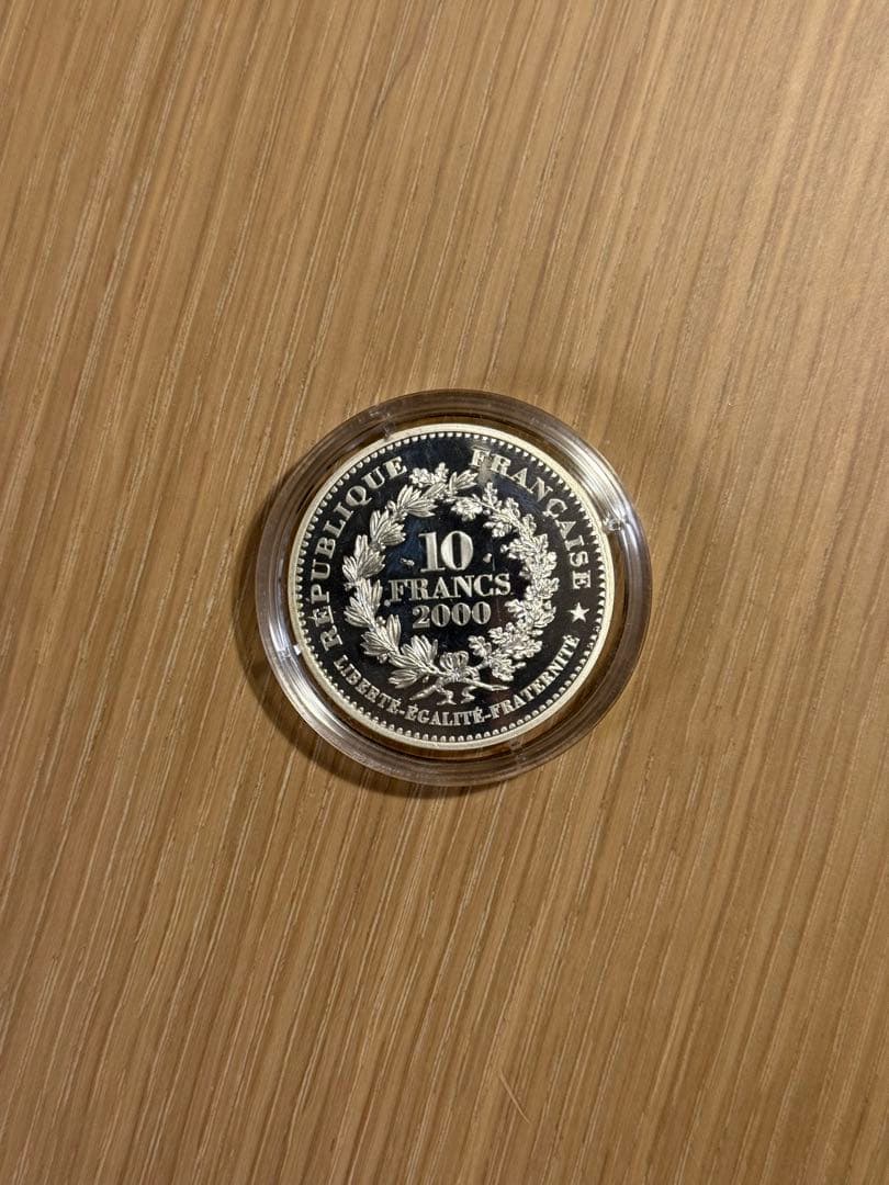 フランス 10フラン銀貨 2000 シャルルマーニュ デニエ プルーフ