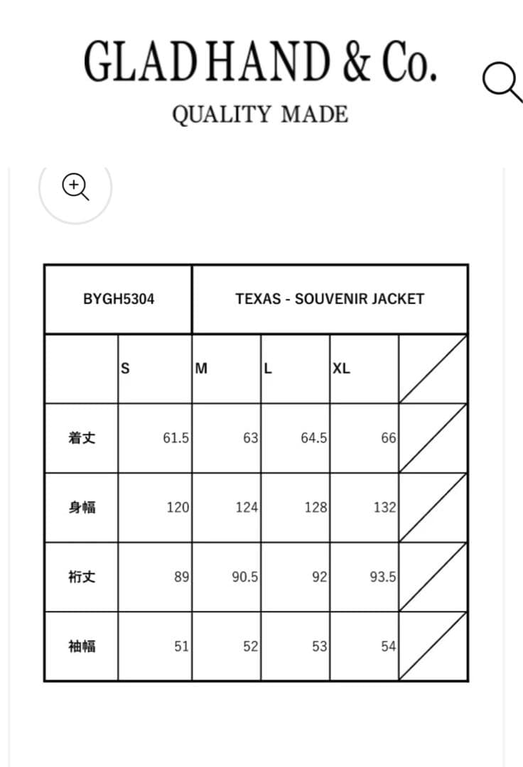 グラッドハンドTEXAS - SOUVENIR JACKET