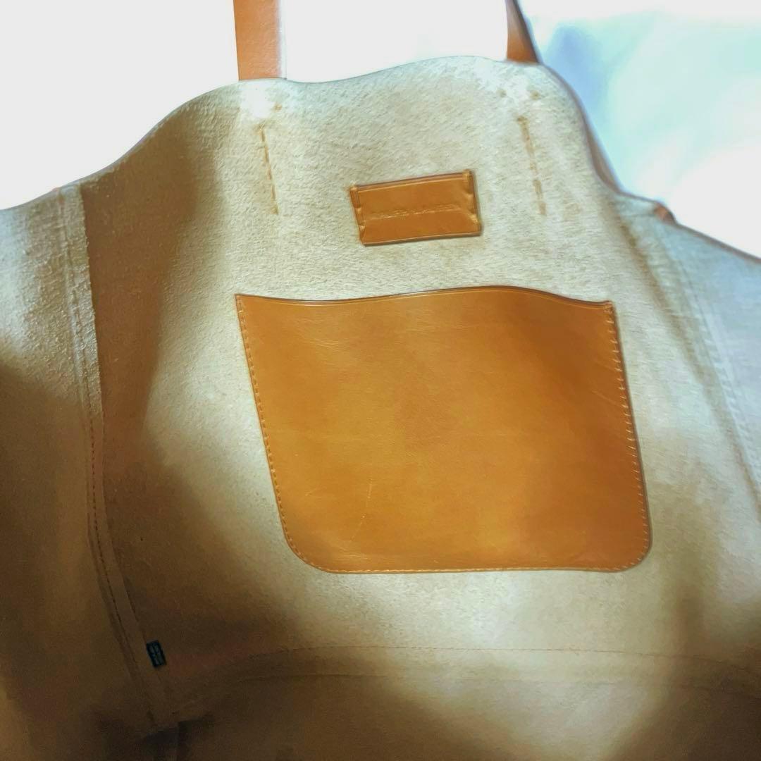 ラルフローレン　ブラウンレザートートバッグ タグ付き（大容量)