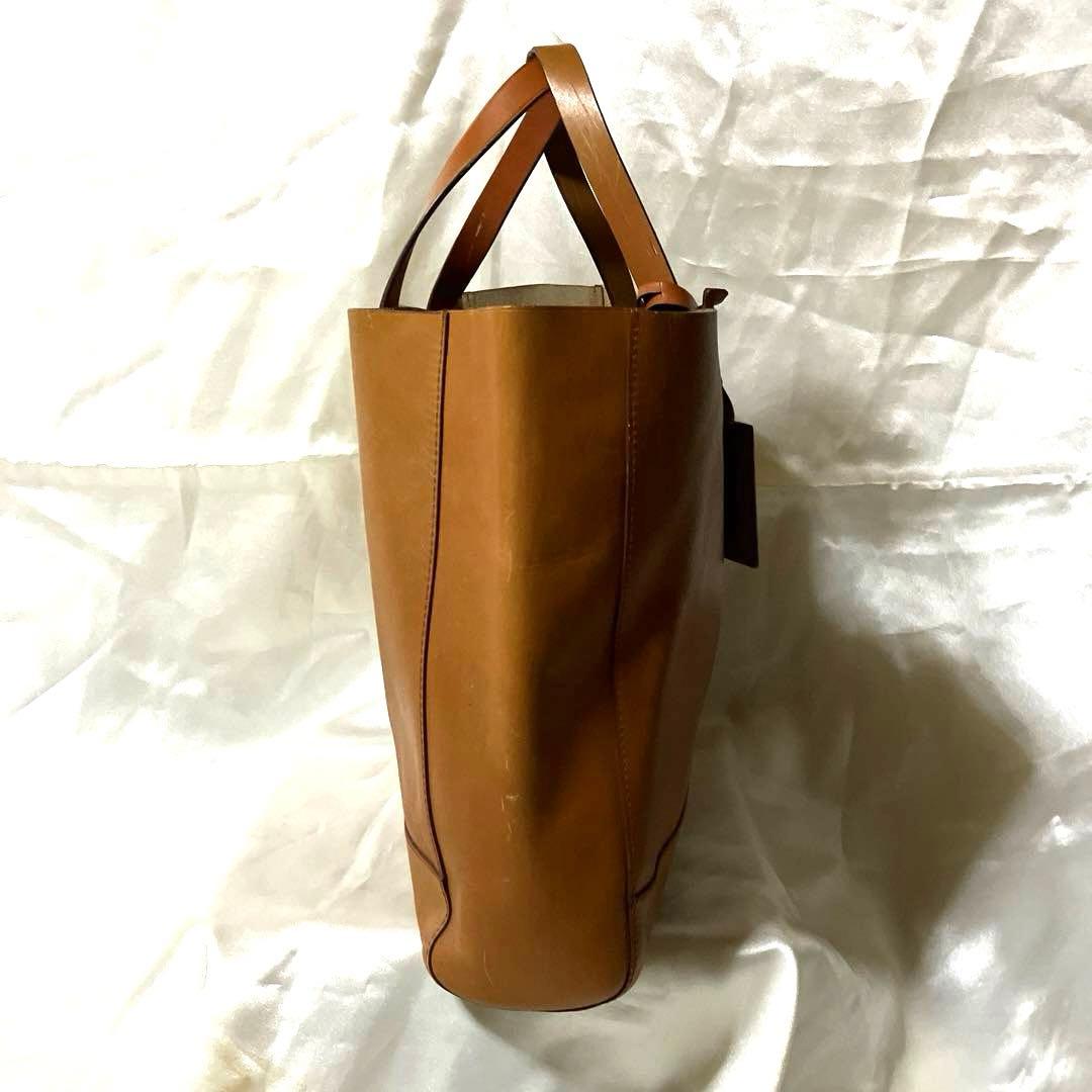 ラルフローレン　ブラウンレザートートバッグ タグ付き（大容量)