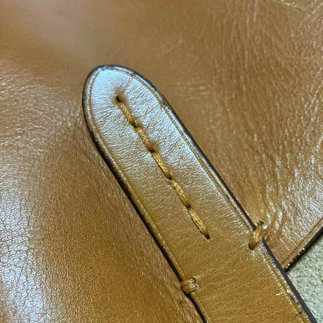 ラルフローレン　ブラウンレザートートバッグ タグ付き（大容量)